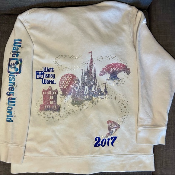 Disney - Women’s 2017 Walt Disney World 4 Park Classic Zip Up Hoodie - XL - Picture 4 of 7